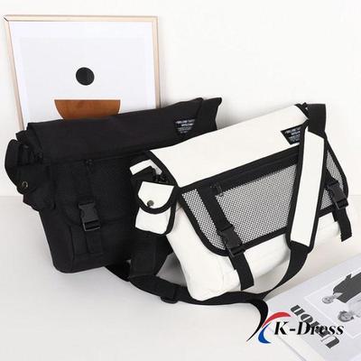 Paar Messenger Umhängetasche Eco Canvas Laptop Reise Student Schule Akademie Appel Messenger