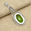 Peridot Edelstein 925 Sterling Silber Schmuck Grün Handgefertigter zierlicher Anhänger Schmuck für Sie