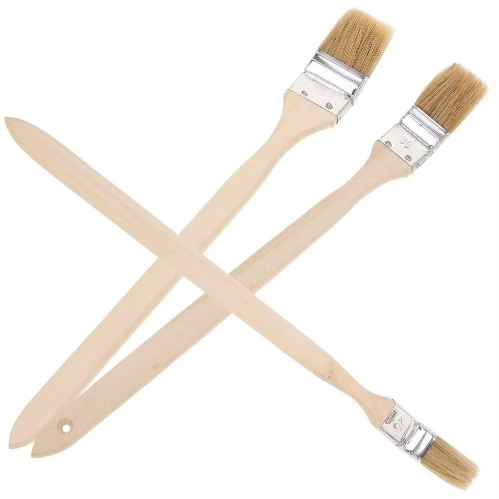 Long Handle Marine Paint Brush Solid Wood Handle Clean Brush New Wall Painting Brush Cleaning Tool