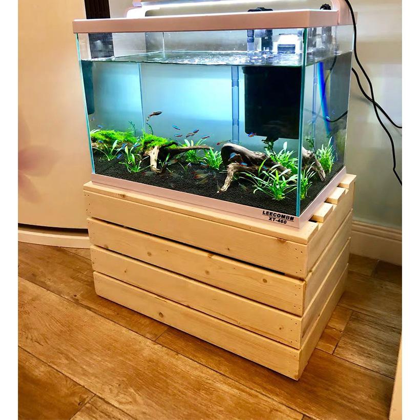 Reinforced Solid Wood Retro Storage Crate for Display and Storage