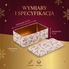 Christmas Tin Box For Cookies, Gingerbread, Sweets, Rods 21X11X7 Cm