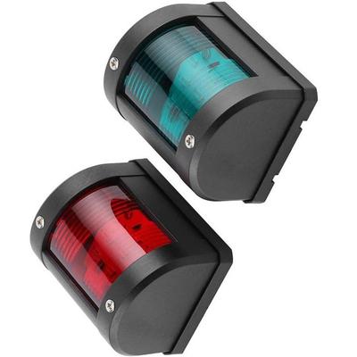 Feu de signalisation de navigation LED 12V/24V (Rouge + Vert) Pour Bateau Yacht Marin