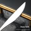 Extended Thickened Stainless Steel Dinner Knife & Fork Set