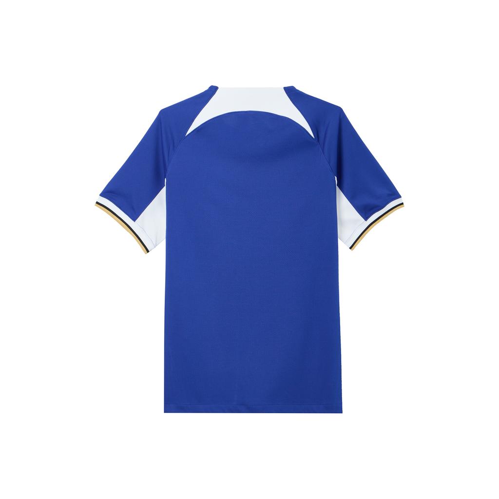 Nike Colorblock Logo Short Sleeve Soccer Jersey Men Tops Blue DX2685-496