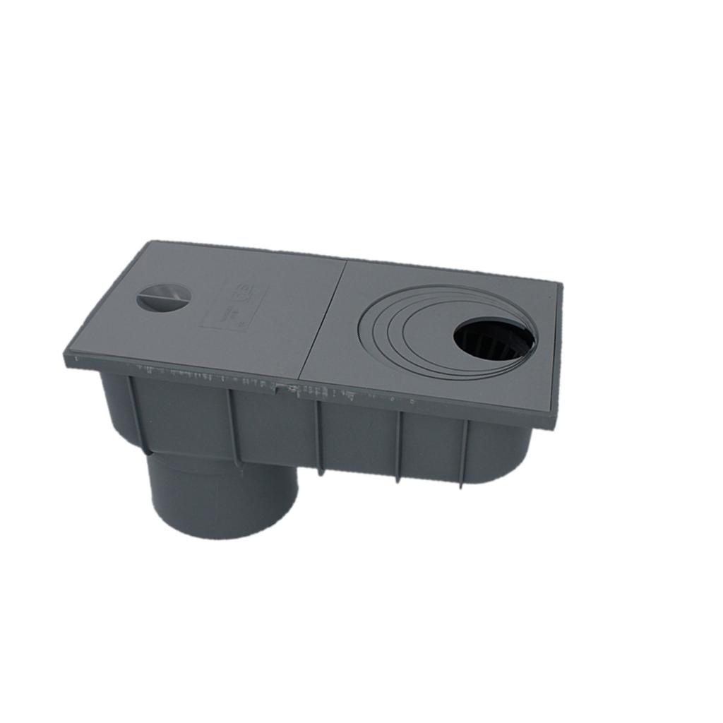 Gutter Sediment Trap Gutter Cleaner Gutter Revision Manhole Lower Drain 110 Gray