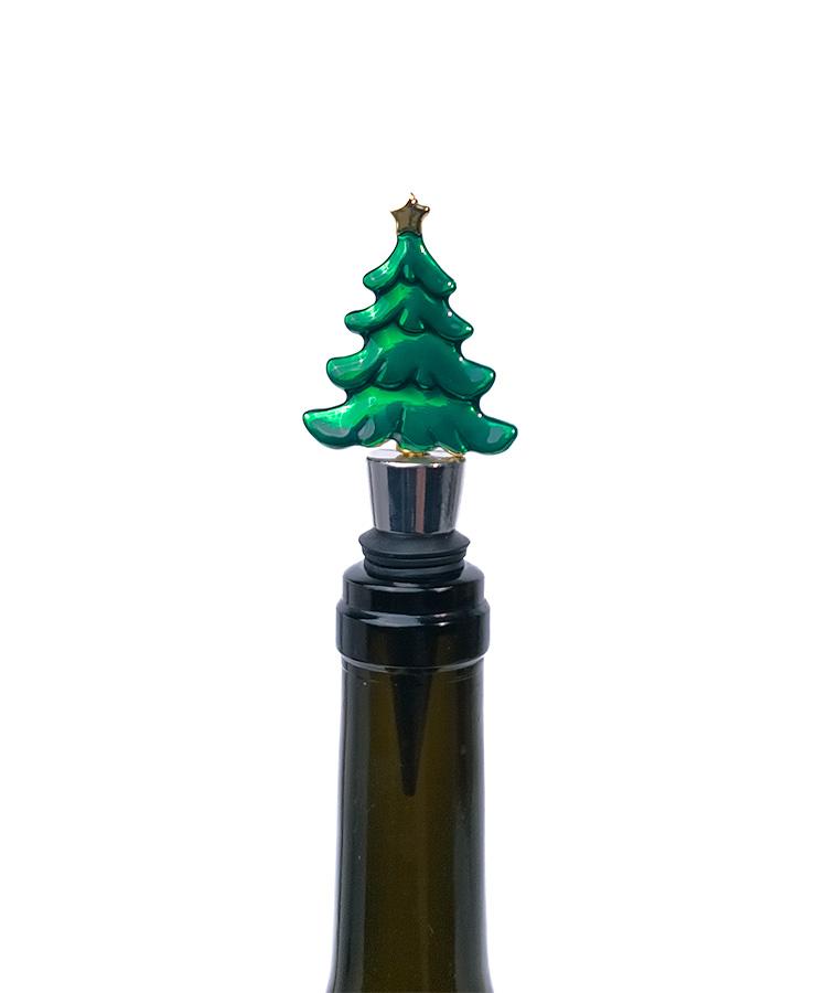 Stock Inventory Clearance Christmas Tree Decoration Modern Bar Tools Party Table Festival Custom Wine Stopper