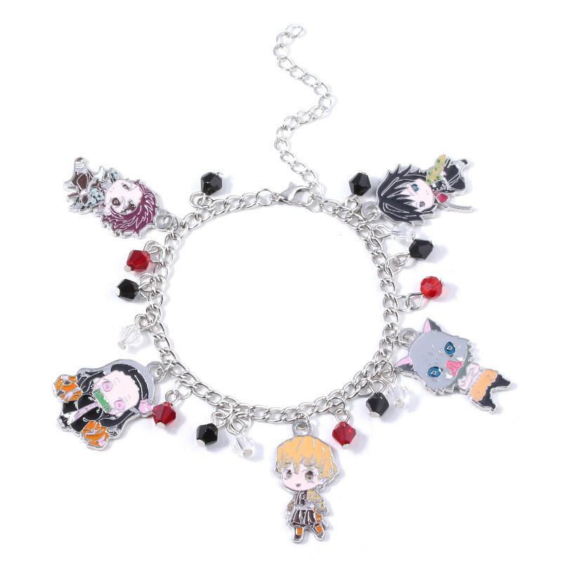 Demon Slayer Kimetsu No Yaiba Kamado Nezuko Character Bracelet For Travel And Gift Use