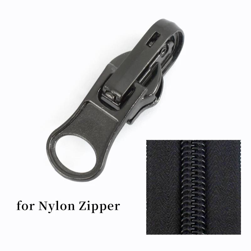 5/10/20Pcs Zipper Puller 3# 5# 8# Double Sided Rotary Zip Sliders Head Jacket Garment Decor Zippers Slider Sewing Accessories