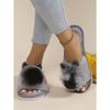 Women's All-Season Slip-On Moccasin Slippers with Plush Faux Fur-Like Lining & Arch - Soft EVA Cushioned Insole, Slip- Sole, Cozy Indoor/ House
