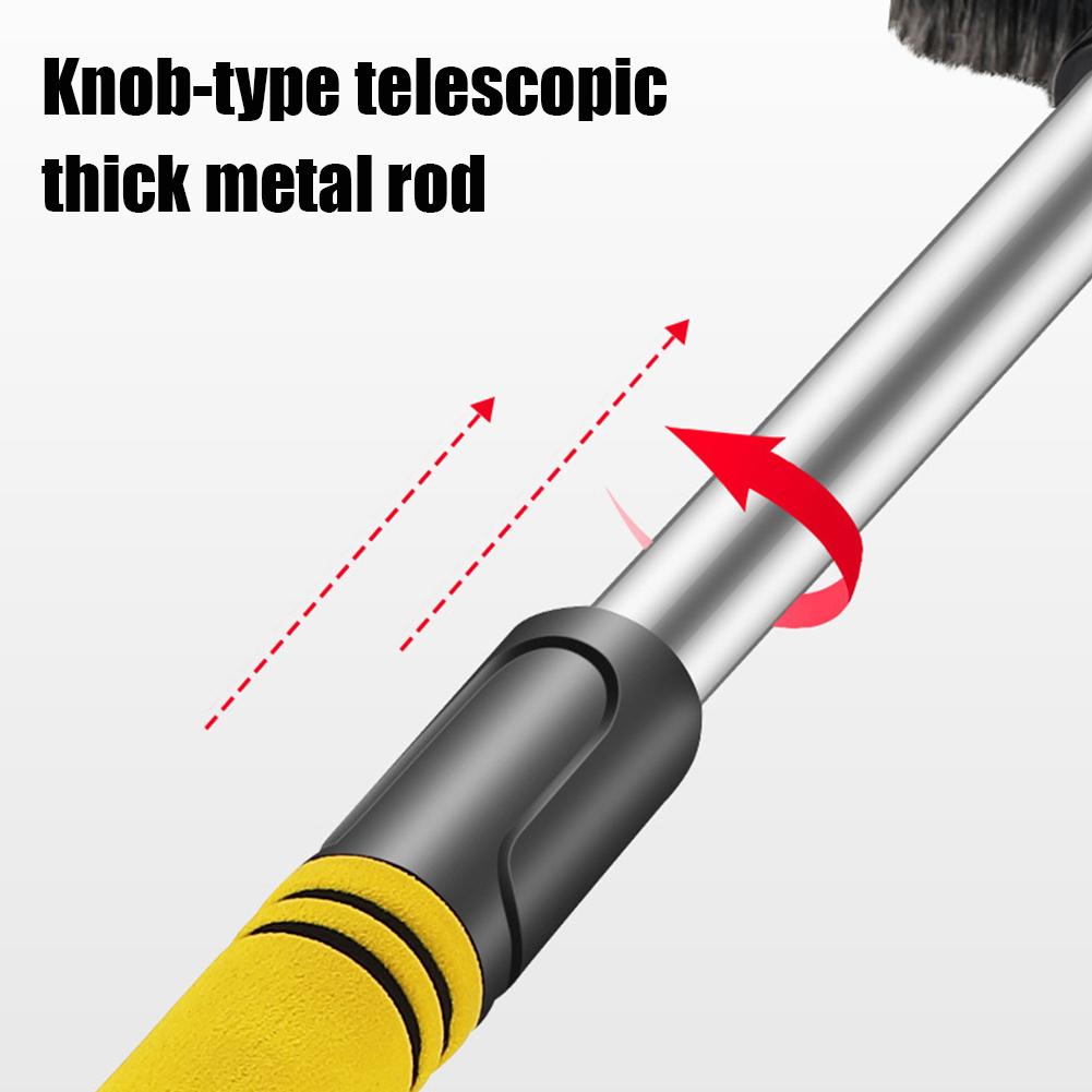 3 In 1 Retractable Car Snow Shovel Ice Scraper Durable ABS Non-Electric Perfect For Winter Defrosting Snow Removal Cars Scraping