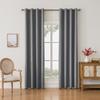 Faux Linen Blackout Curtains Bedroom Living Room Window Drapes Modern Style
