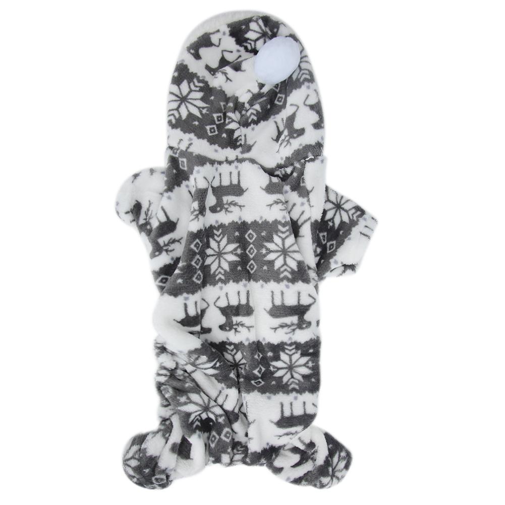 Winter Dog Clothes 5 Sizes Dog Soft Comfortable 4 Feet Warm Grey Plush Winter Cat for Small Medium Large Dog Autumn