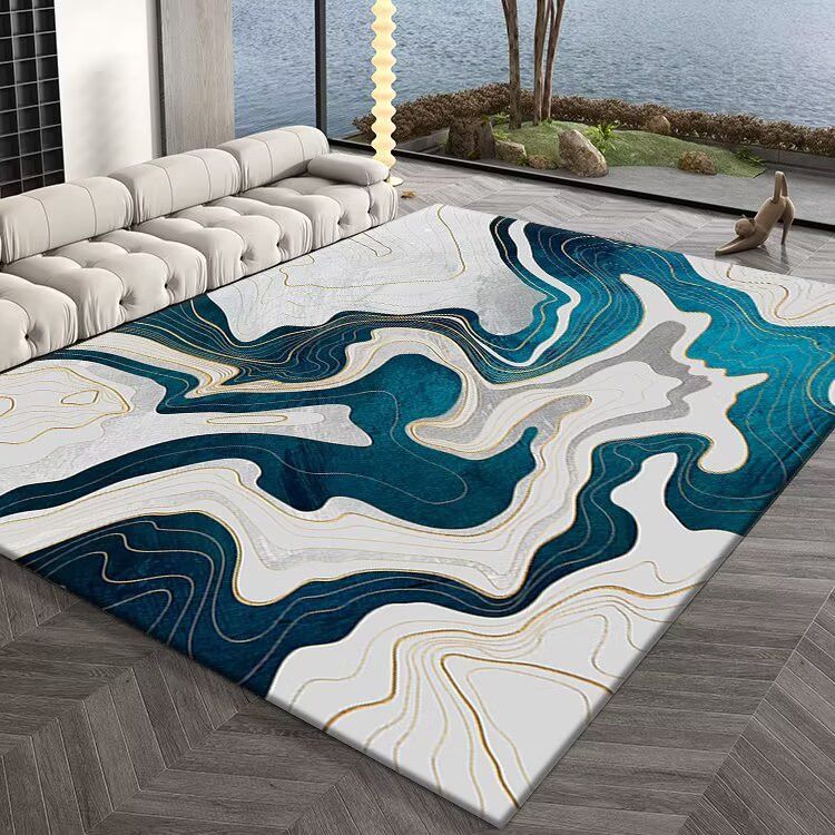 Living Room Carpet Simple Bedroom Sofa Modern Nordic Light Luxury Coffee Table Room Dirt Resistant Floor Mat