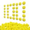 BOROLA Round Foam Bullet Refill Pack Compatible with Nerf Rival and Apollo Toy Guns (Yellow, 100 Bullets)