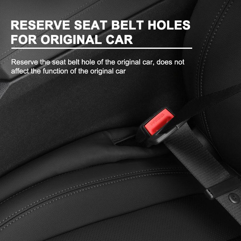 2Pcs Car Seat Gap Filler Side Seam Plug Strip Accessories For Porsche 911 918 928 944 968 Boxster Carrera-GT Cayenne Macan Panamera