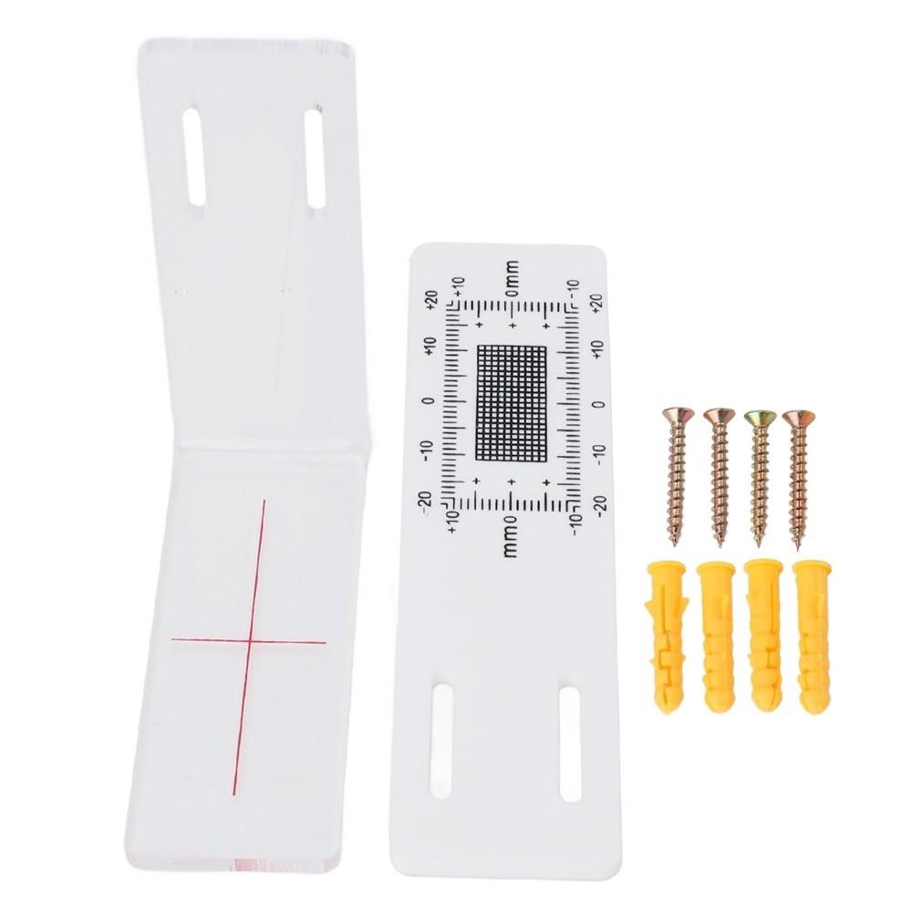 Easy Read Grid Corner Crack Gauge Transparent Construction Tools  Building Inspection