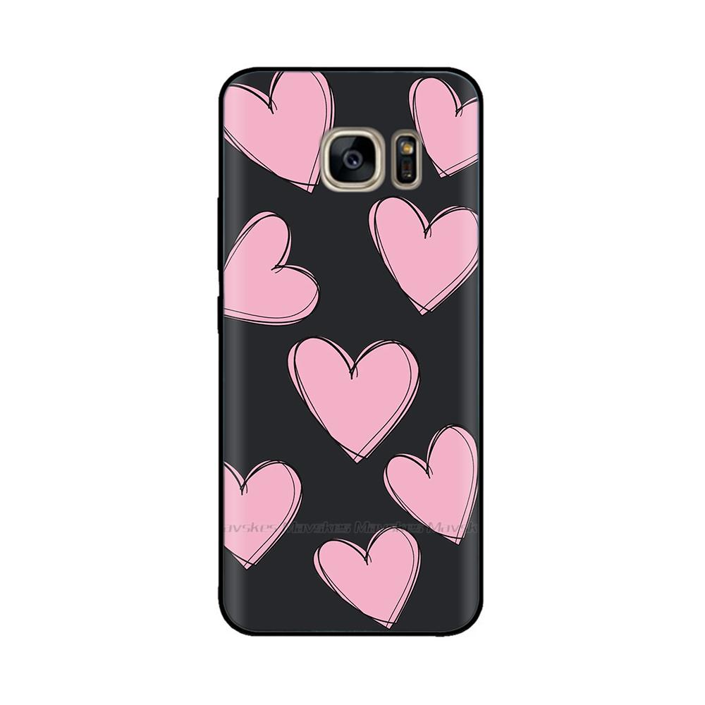 Black Silicone Case For Samsung Galaxy S6 Edge Case Soft TPU Cover For Samsung Galaxy S6 S 6 Edge Case Cover Bumper Coque Para