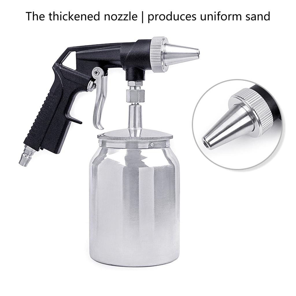 Multifunctional Air Sandblaster Gun Professional Grade Sandblaster Accessory for Efficient Rust and Paint Removal