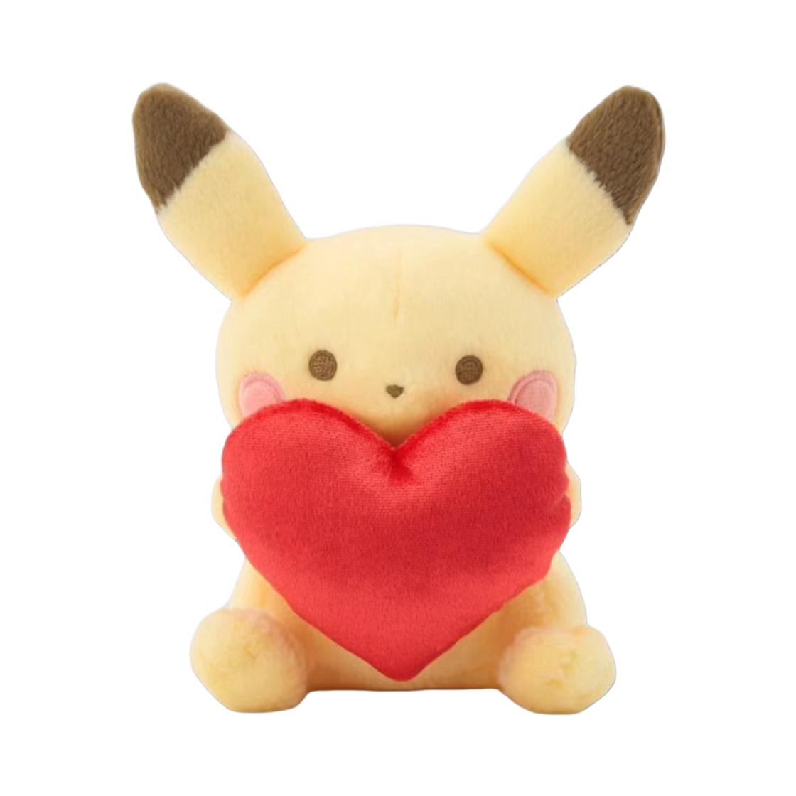 Pokemon Center Plush Doll Pikachu with Heart ONE SIZE