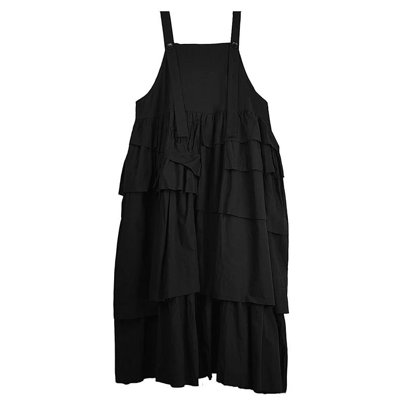 

XITAO Асимметричное платье в стиле пэчворк, контрастных цветов GYX1588 One Size чёрный