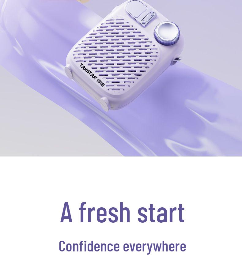 S10 Little Bee Wired Bluetooth USB Megaphone with Microphone for Teachers