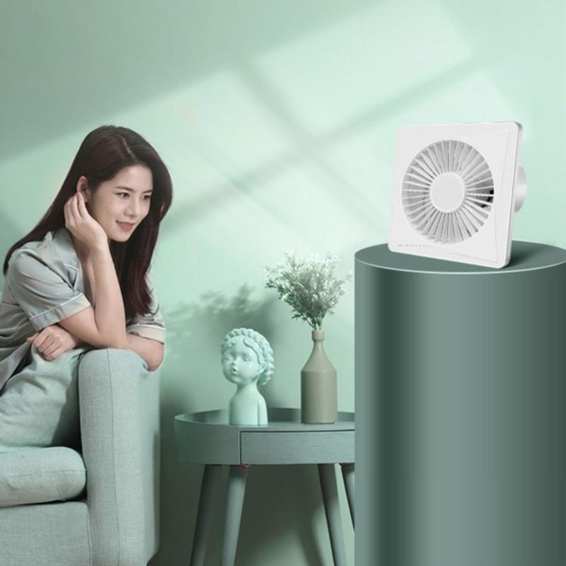 Low Noise Ventilation Fan Household Exhaust Fan with Remote Control Attic Pipe Ventilation Extractor Bathroom Duct Fan