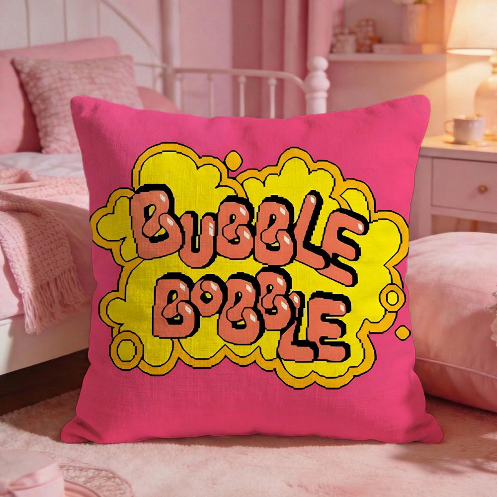 BBubbles Bobbles Game Cute Cushion Cover Premium Comfort Reversible Pillow Cove Two In One Design For Any Room Car Interior