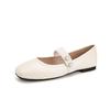 Vintage Square Toe Fashion Single Shoes 2025 Spring Autumn Women's Soft Sole Comfort Mary Jane Shoes Non Slip Party Dress Shoes