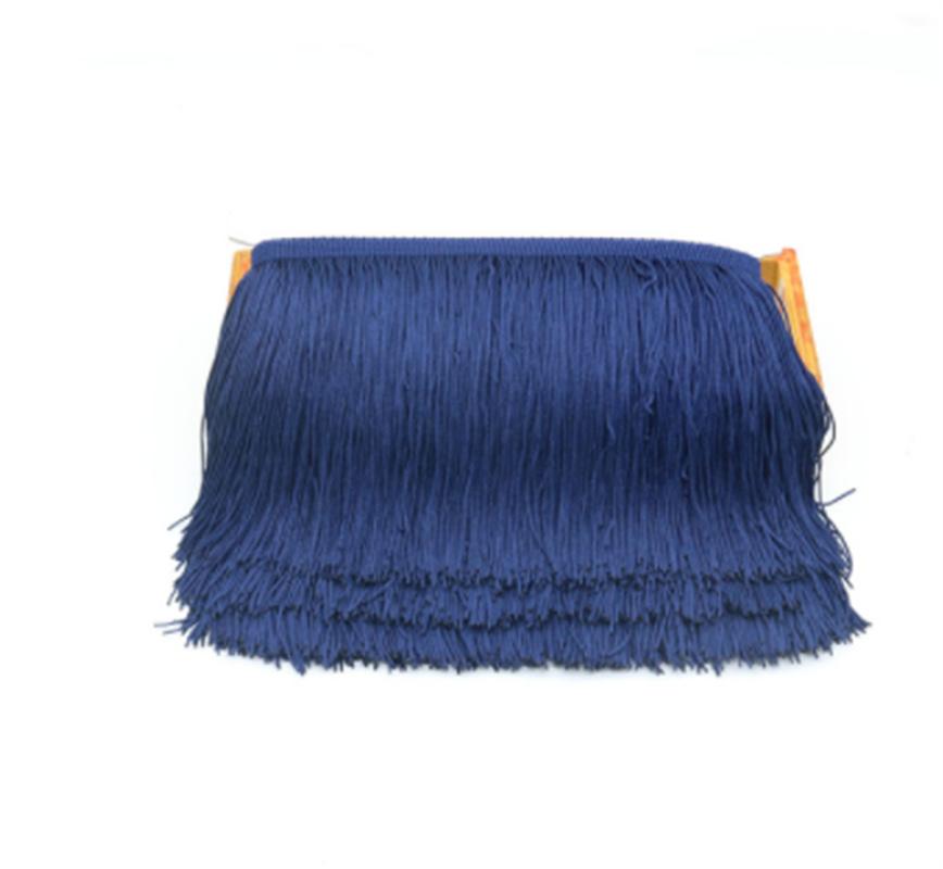 1 yards Long Fringe Lace Tassel Polyester Lace Trim Ribbon Latin dance skirt curtain fringes for sewing DIY Accessories tassle