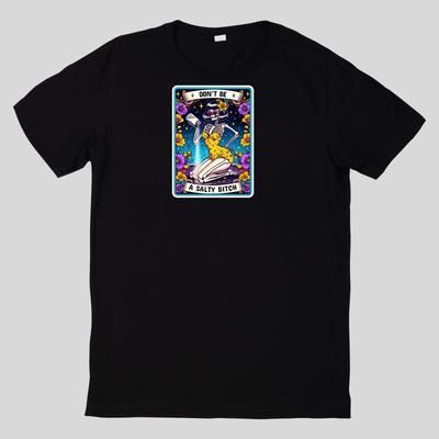 T-Shirt Funny Skeleton Tarot Card Cotton Fun Joyful Sayings Funny CartoonWill Be Opened In a New Window or Tab
