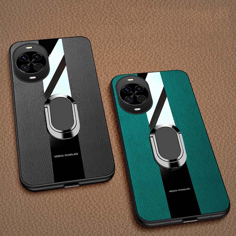 For Huawei Nova 14 Pro Case Business Elliptical Bracket All-Inclusive Shockproof Leather Soft Silicone Fashion for Huawei Nova14 Pro Back Cover
