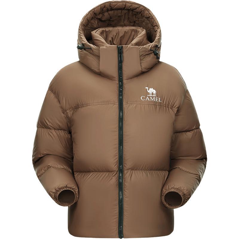 CAMEL Women s Black Diamond Series Hooded Down Puffer Jacket M