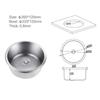 Stainless Steels Round Kitchen Sinks Bathroom Hand Wash Basin Sink Single Bowl Dish Washing Sink Dishwashing Pool
