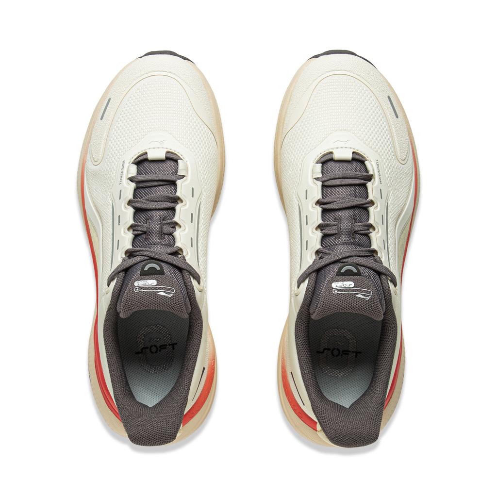 Li Ning SOFT PLUS 2 Cushioning Slip Resistant Abrasion Resistant Height Increasing Low top Casual Shoes Women's AGLV084-7
