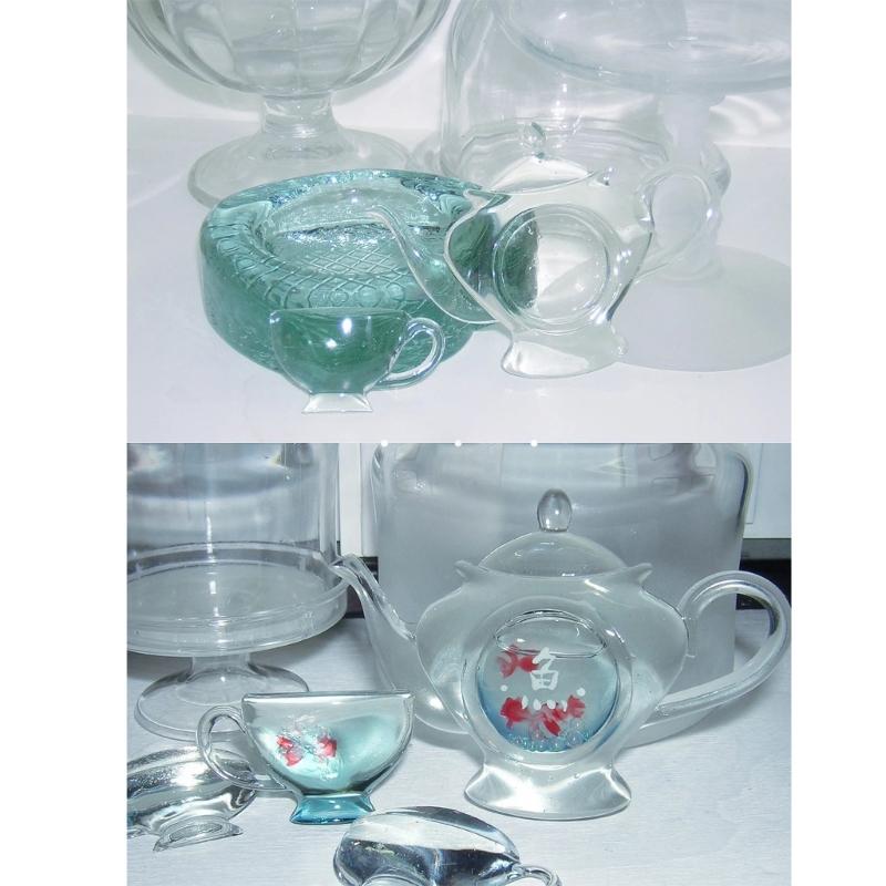 Practical Silicone Mold Liquid Sand Teapot Accessories Mould Unique Epoxy Resin Jewelry Molds for Crafting Enthusiasts