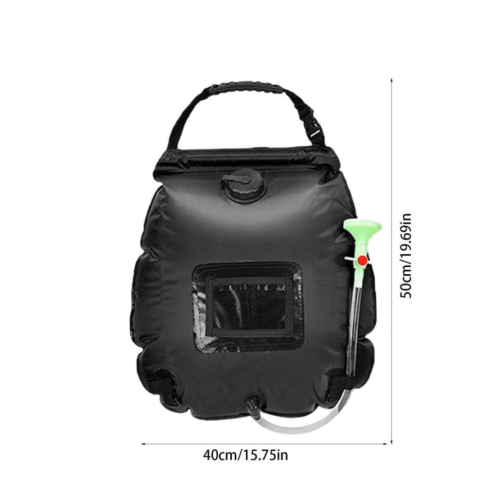 20L Solar Shower Bag – Large Capacity for Camping, Eco-Friendly Solar Heating, Compatible with Outdoor Use