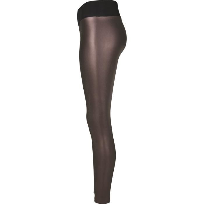 Urban Classics Leggings Simili Cuir Taille Haute Legging Lie-de-vin