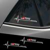 2Pcs PVC Car Side Window Stickers for S0 GR Gazoo Racing CAMRY Prado YARIS CHR RAV4 - Body Decals Vinyl Film Accessories JH0