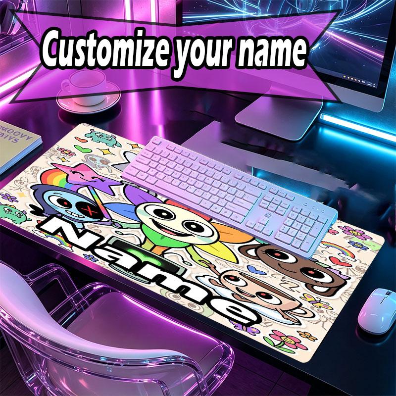 Kişiye Özel İsimli Dandy'nin Dünya Desenli Mouse Pad, Dizüstü Bilgisayar Masa Matı, Ev İçin Dekoratif Masa Matı Klavye Altlığı Hediye