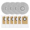 For LEFANT-M3 /M3 For Gen2 Robotic Vacuum Cleaner This Vacuum Cleaner Includes 4 Mop Pads And 6 Dust Bags.