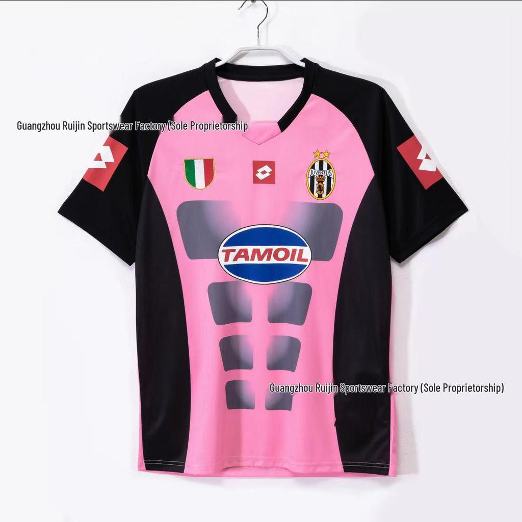 Maglia da Calcio Retrò Uomo AC Milan/Inter Milan/Juventus - Manica Corta Estiva, Ampia e Traspirante.