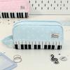 Met Handvat Piano Potloodtasje Kant Pen Tas Kawaii Stippen Potloodtasje Bureau Opberging