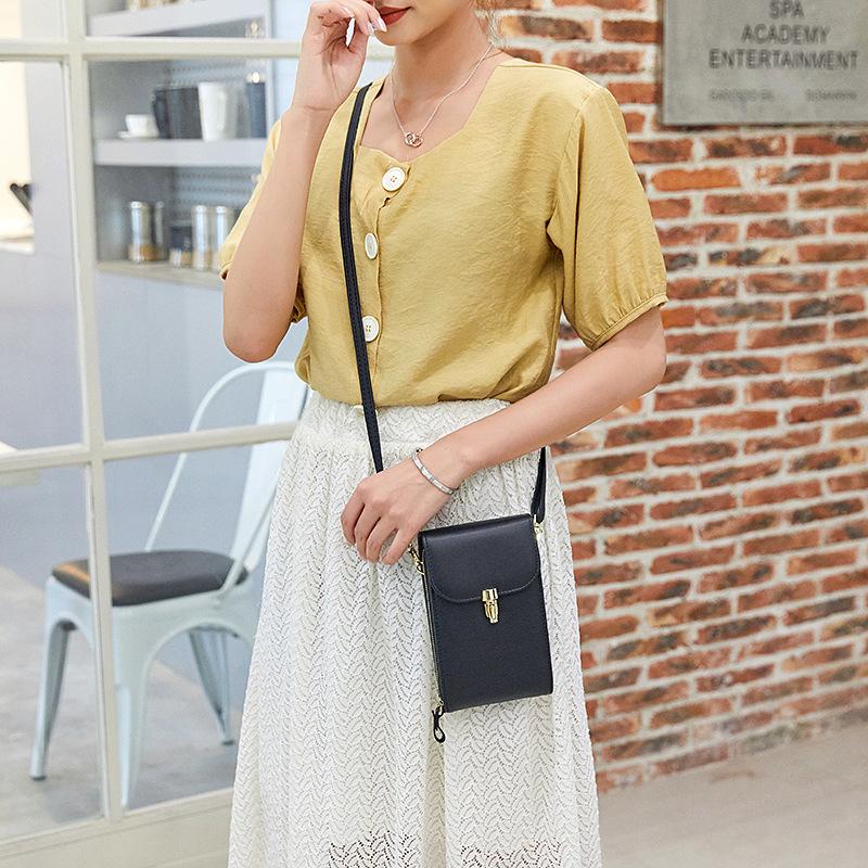 Mobile Phone Bag Female Messenger Mini Small Bag Versatile Function Mobile Phone Bag