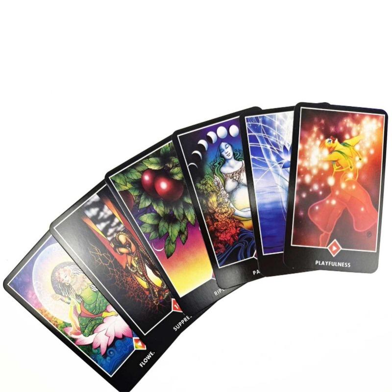 1 Box Osho Zen Tarot Card Reasoning Tarot Card Board Game Card, A 78 Deck English Visions Divination Edition Board Playing Game