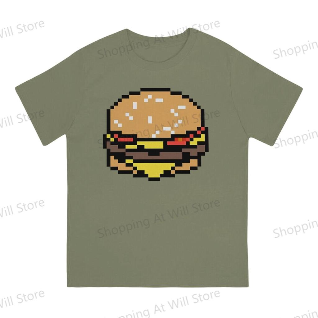 Summer Unisex Tshirts Hamburger Novelty Cool Tshirt Street Clothing SXL