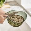 Ryžių skalbimo dubuo Plastikinis kiaurasamtis Sietas Daržovių Nusausinimas Krepšelis Virtuvės Įrankiai Maistas Pupelės Sietas Vaisių Džiovintuvas