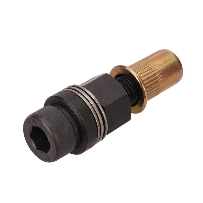 6pcs/set Efficient Nut Set Hand Nut Tool Replacement Mandrel Head Set 6 Different Attachments Suitable for Assembly Need