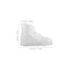1Pair Waterproof Disposable Shoe Covers Unisex Durable PVC Anti Slip for Hiking Camping Fishing Outdoor Rain Protection
