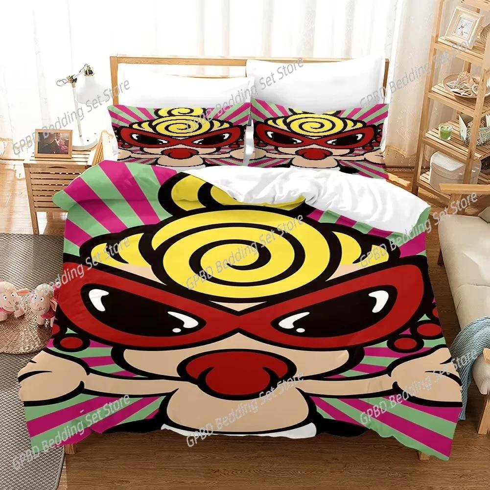 3D Hysteric-Mini Comfortable Duvet Quilt Cover Pillowcase Bedding Set Children Bedroom Decoration Home Textile