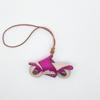 Motorcycle Bag Pendant Faux Leather Mini Motorcycle Backpack Charm Handmade Decorative Keychain Charm Gift